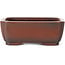 Rectangular unglazed bonsai pot by Bigei - 100 x 80 x 25 mm