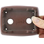 Maceta de bonsái rectangular sin esmaltar de Bigei - 100 x 80 x 40 mm