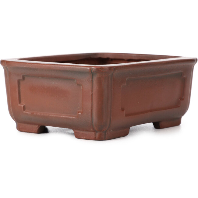Vaso bonsai rettangolare non smaltato Bigei - 130 x 100 x 50 mm
