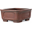 Pot à bonsaï rectangulaire non émaillé par Bigei - 130 x 100 x 50 mm