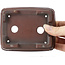 Maceta de bonsái rectangular sin esmaltar de Bigei - 130 x 100 x 50 mm