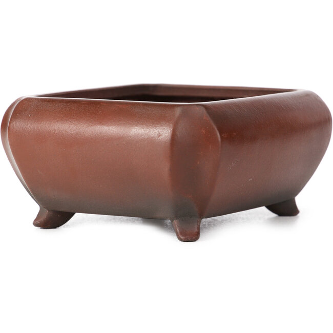 Vaso bonsai rettangolare non smaltato Bigei - 120 x 105 x 50 mm