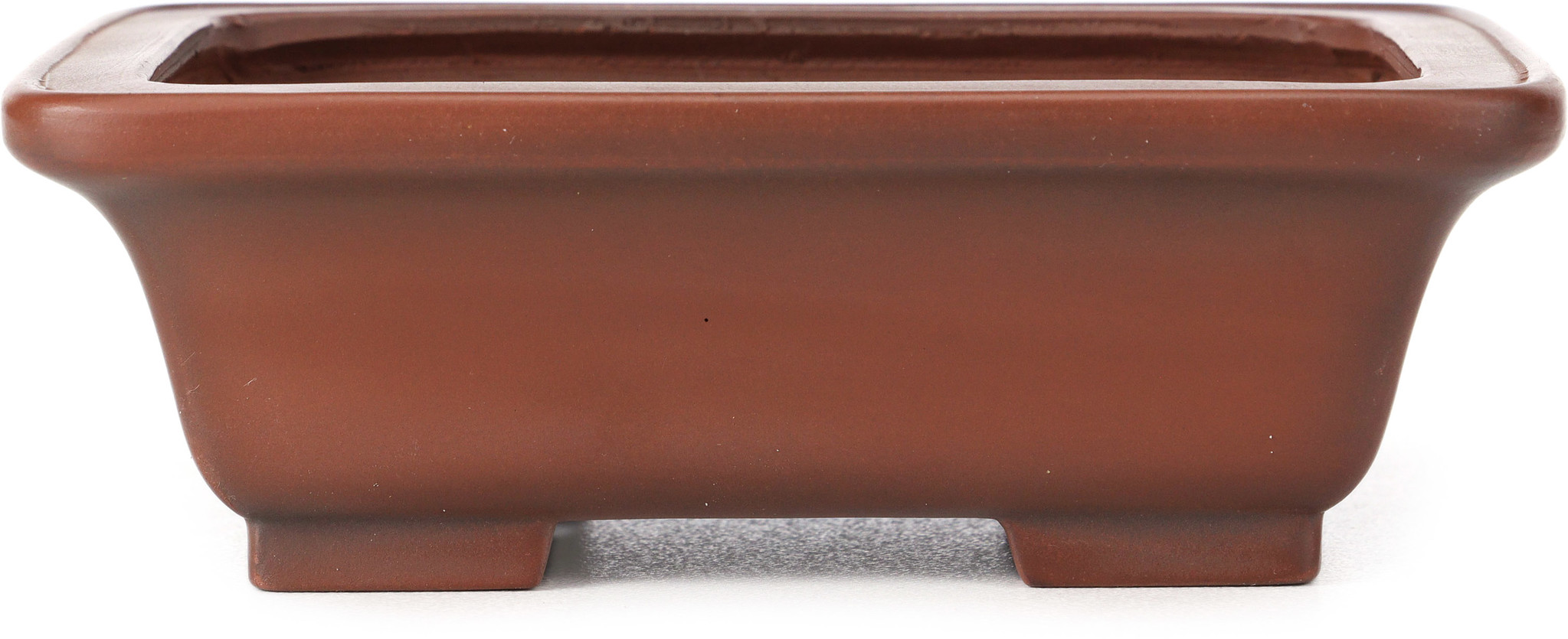 Vaso per bonsai giapponese HOSEI TANI firmato smalto marrone