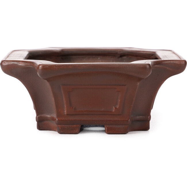 Vaso bonsai rettangolare non smaltato Bigei - 160 x 130 x 50 mm