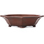 Pot à bonsaï octogonal non émaillé par Bigei - 140 x 125 x 30 mm