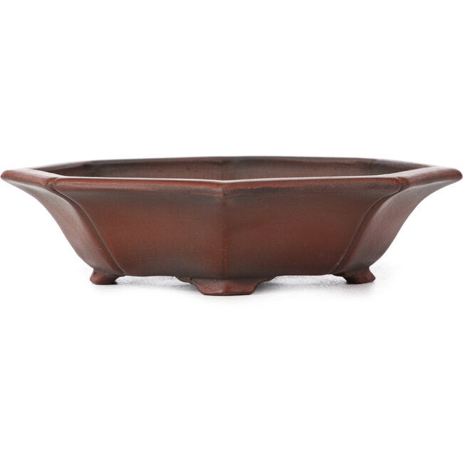 Pot à bonsaï Mokko non émaillé par Bigei - 140 x 125 x 30 mm