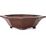 Pot à bonsaï Mokko non émaillé par Bigei - 140 x 125 x 30 mm