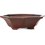 Pot à bonsaï Mokko non émaillé par Bigei - 140 x 125 x 30 mm