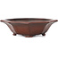 Pot à bonsaï Mokko non émaillé par Bigei - 140 x 125 x 30 mm