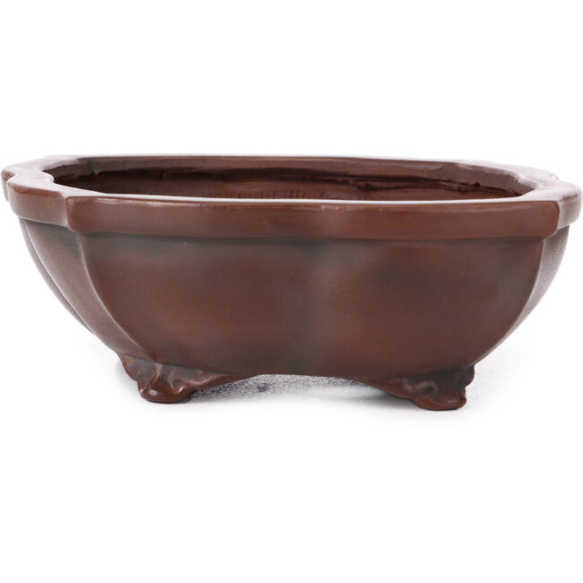 Mokko unglazed bonsai pot by Bigei - 160 x 135 x 45 mm