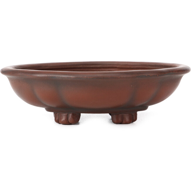 Pot à bonsaï Mokko non émaillé par Bigei - 160 x 140 x 45 mm
