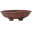 Pot à bonsaï Mokko non émaillé par Bigei - 160 x 140 x 45 mm