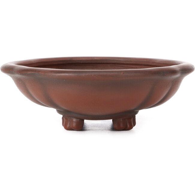 Pot à bonsaï Mokko non émaillé par Bigei - 160 x 140 x 45 mm