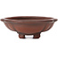 Pot à bonsaï Mokko non émaillé par Bigei - 160 x 140 x 45 mm
