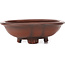 Pot à bonsaï Mokko non émaillé par Bigei - 160 x 140 x 45 mm