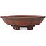 Pot à bonsaï Mokko non émaillé par Bigei - 160 x 140 x 45 mm