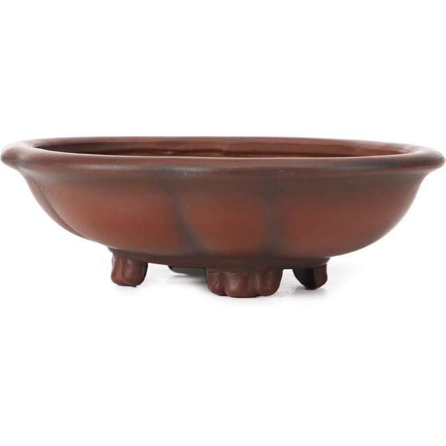 Mokko unglasierte Bonsaischale von Bigei - 160 x 140 x 45 mm