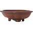 Pot à bonsaï Mokko non émaillé par Bigei - 160 x 140 x 45 mm