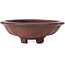 Pot à bonsaï Mokko non émaillé par Bigei - 160 x 140 x 45 mm