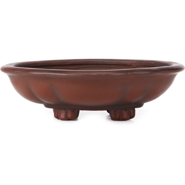 Mokko unglazed bonsai pot by Bigei - 160 x 140 x 45 mm