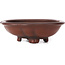 Mokko unglazed bonsai pot by Bigei - 160 x 140 x 45 mm