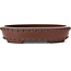 Pot à bonsaï ovale non émaillé par Bigei - 160 x 125 x 35 mm