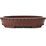 Pot à bonsaï ovale non émaillé par Bigei - 160 x 125 x 35 mm