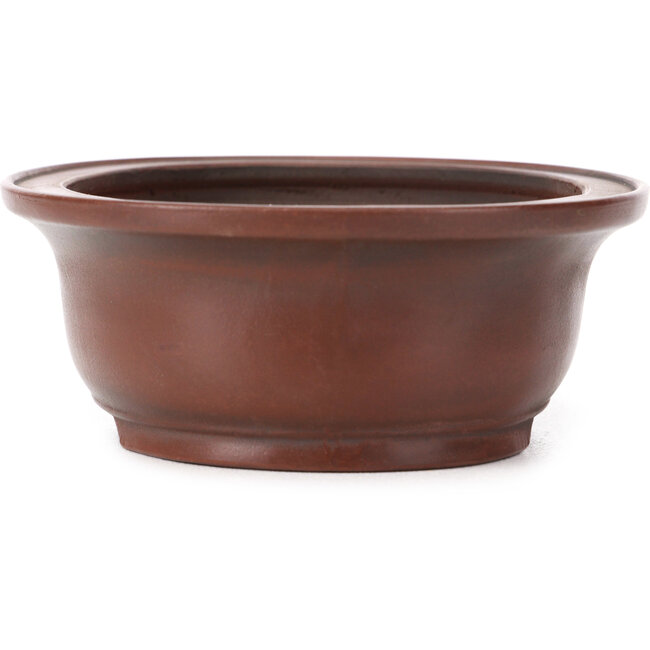 Vaso bonsai ovale non smaltato di Bigei - 155 x 125 x 50 mm
