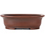 Pot à bonsaï ovale non émaillé par Bigei - 155 x 125 x 50 mm