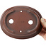 Pot à bonsaï ovale non émaillé par Bigei - 155 x 125 x 50 mm