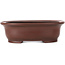 Pot à bonsaï ovale non émaillé par Bigei - 155 x 125 x 50 mm