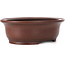 Pot à bonsaï ovale non émaillé par Bigei - 155 x 125 x 50 mm