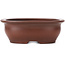 Pot à bonsaï ovale non émaillé par Bigei - 150 x 115 x 55 mm