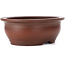 Pot à bonsaï ovale non émaillé par Bigei - 150 x 115 x 55 mm