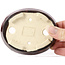 Ovale bruine bonsaipot van Seto - 105 x 85 x 30 mm