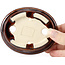Vaso bonsai ovale marrone di Seto - 110 x 90 x 30 mm