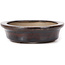 Maceta de bonsái marrón ovalada de Seto - 105 x 85 x 25 mm