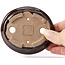 Ovale bruine bonsaipot van Seto - 100 x 90 x 25 mm