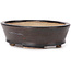 Oval brown bonsai pot by Seto - 100 x 80 x 30 mm