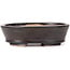 Oval brown bonsai pot by Seto - 100 x 80 x 30 mm