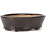 Vaso bonsai ovale marrone di Seto - 100 x 80 x 30 mm