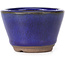Runde blaue Bonsaischale - 60 x 60 x 40 mm