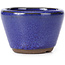 Pot à bonsaï rond bleu - 62 x 62 x 40 mm