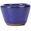 Pot à bonsaï rond bleu - 62 x 62 x 40 mm