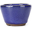 Pot à bonsaï rond bleu - 62 x 62 x 40 mm