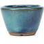 Runde blaue Bonsaischale - 62 x 62 x 40 mm