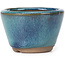 Runde blaue Bonsaischale - 62 x 62 x 40 mm