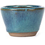 Pot à bonsaï rond bleu - 62 x 62 x 40 mm