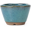 Runde blaue Bonsaischale - 62 x 62 x 40 mm