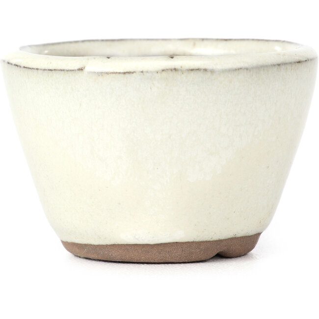 Ronde witte bonsaipot - 62 x 62 x 40 mm